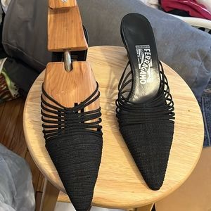 Black Salvatore Ferragamo Florence Collection Made In Italy